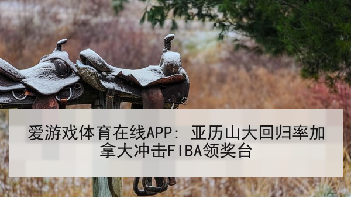 爱游戏体育在线APP: 亚历山大回归率加拿大冲击FIBA领奖台